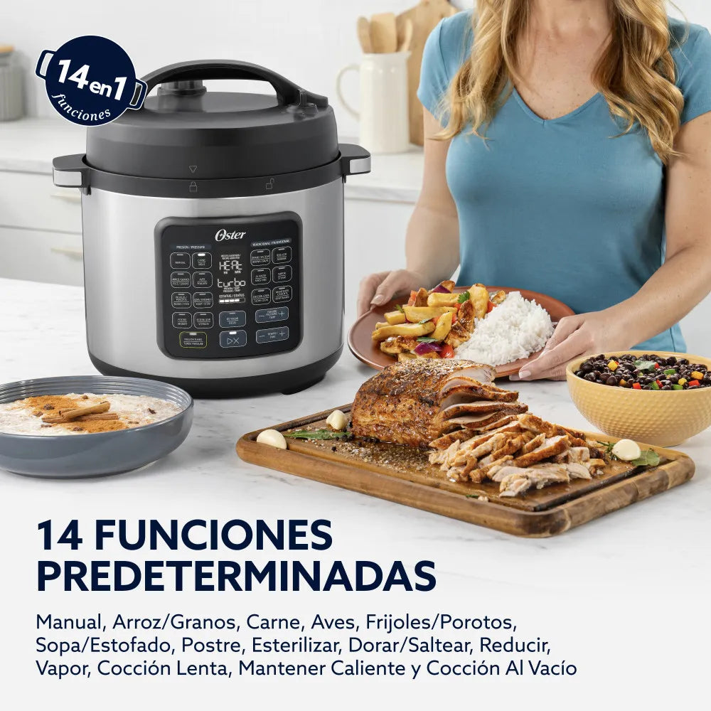 Nueva Multiolla Express multiusos - Turbo - 5.7 Litros - Recubrimiento Diamondforce Oster