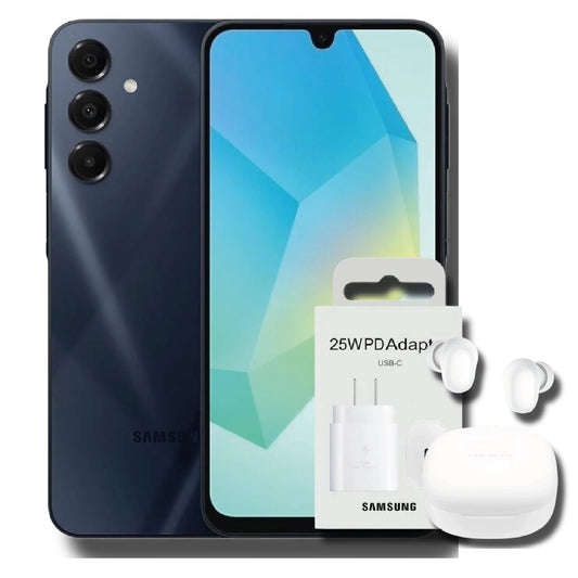 Celular Samsung A16 6GB 128GB negro + regalía Cargador + audífonos