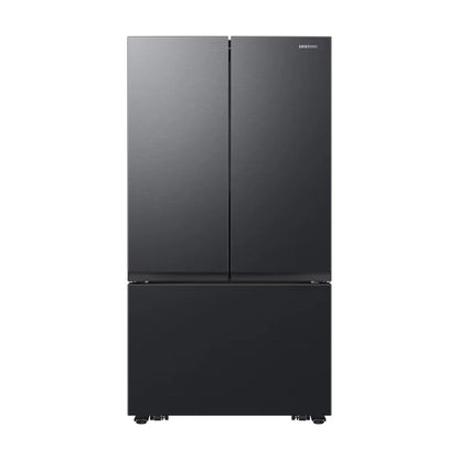 French Door De 31 Cu. Ft. Sin Dispensador Negra Samsung Con 3 Puertas, Gran Capacidad Y Tecnología Spacemax