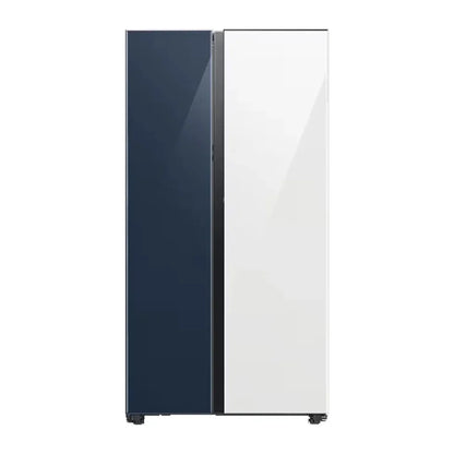 Refrigerador Bespoke 28 Pies Sbs Beverage Center Navy / Blanco Samsung