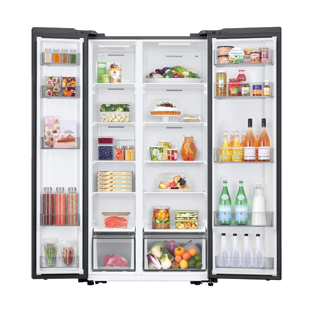 Refrigerador Bespoke 28 Pies Sbs Beverage Center Navy / Blanco Samsung Refrigeradoras Costa Rica