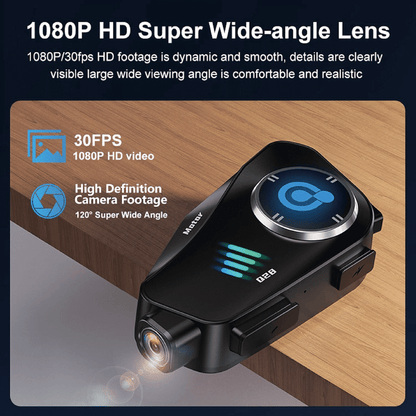 Auriculares de casco para motocicleta con cámara Q28 HD, gran angular 120° 32GB