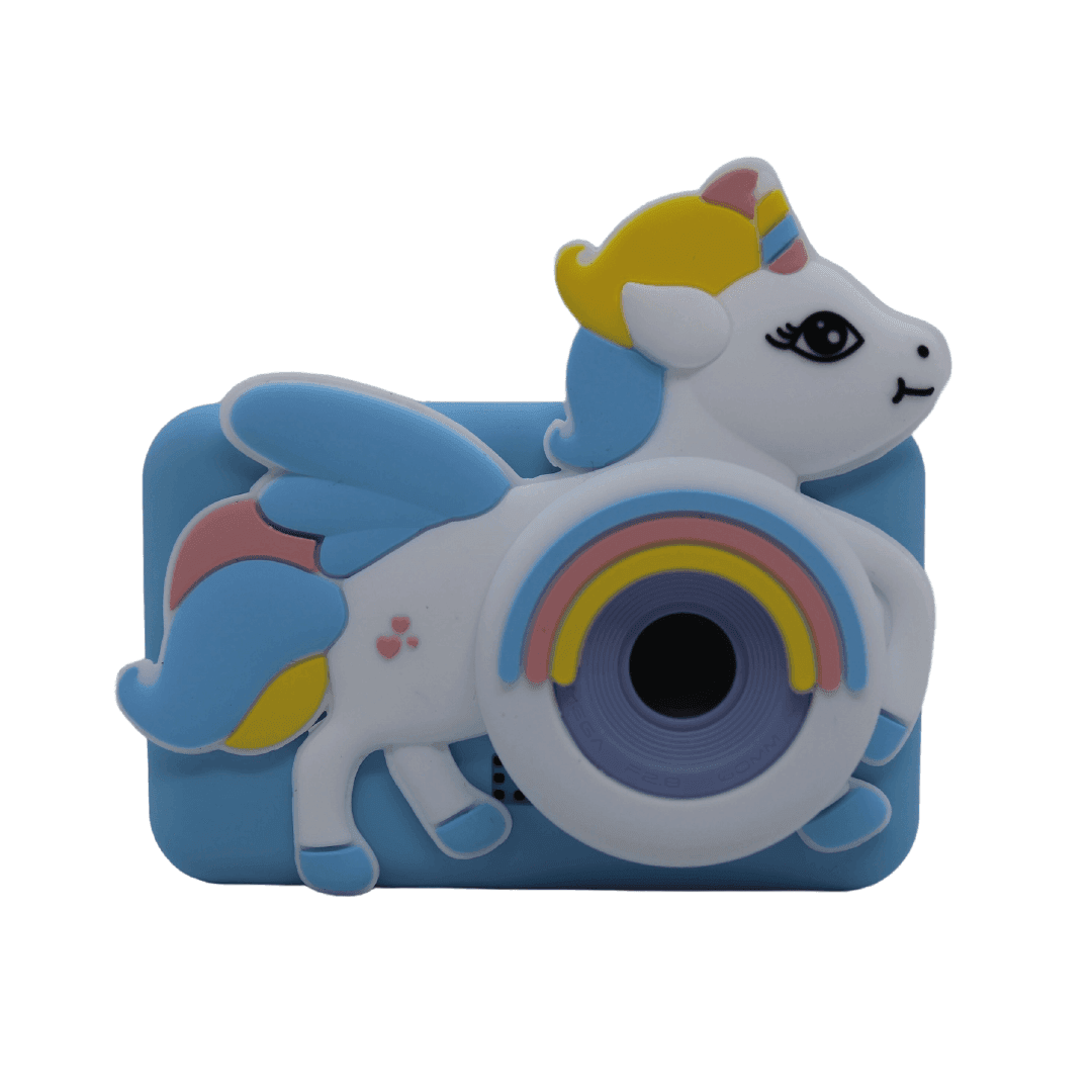 Cámara Con Pantalla De 2,0 Pulgadas Para Niños, Videocámara De 1080P Con Estuche De Dibujos Animados, Tarjeta Sd Y Tripode.