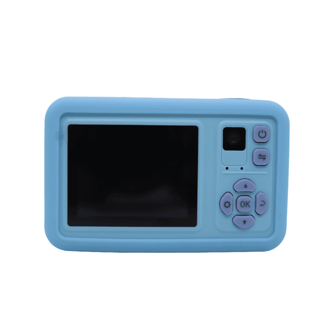 Cámara Con Pantalla De 2,0 Pulgadas Para Niños, Videocámara De 1080P Con Estuche De Dibujos Animados, Tarjeta Sd Y Tripode.