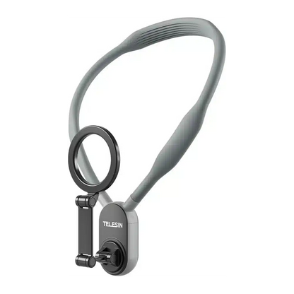 Soporte magnético para teléfono móvil de cuello TELESIN, collar de grabación selfie, soporte de montaje para teléfono