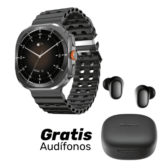 Reloj Inteligente Dt Ultra De 47Mm,
  Memoria De 32Gb, Música Local, Bluetooth, Llamada, Brújula, Menú 3D, Carga
  Inalámbrica, Serie 7