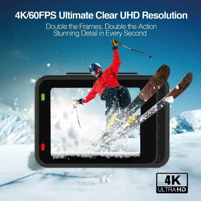 Cámara De Acción Epic 90 4K/60Fps Uhd - Sumergible (21 M), Pantalla Táctil, Eis De 6 Ejes, Pantallas Duales