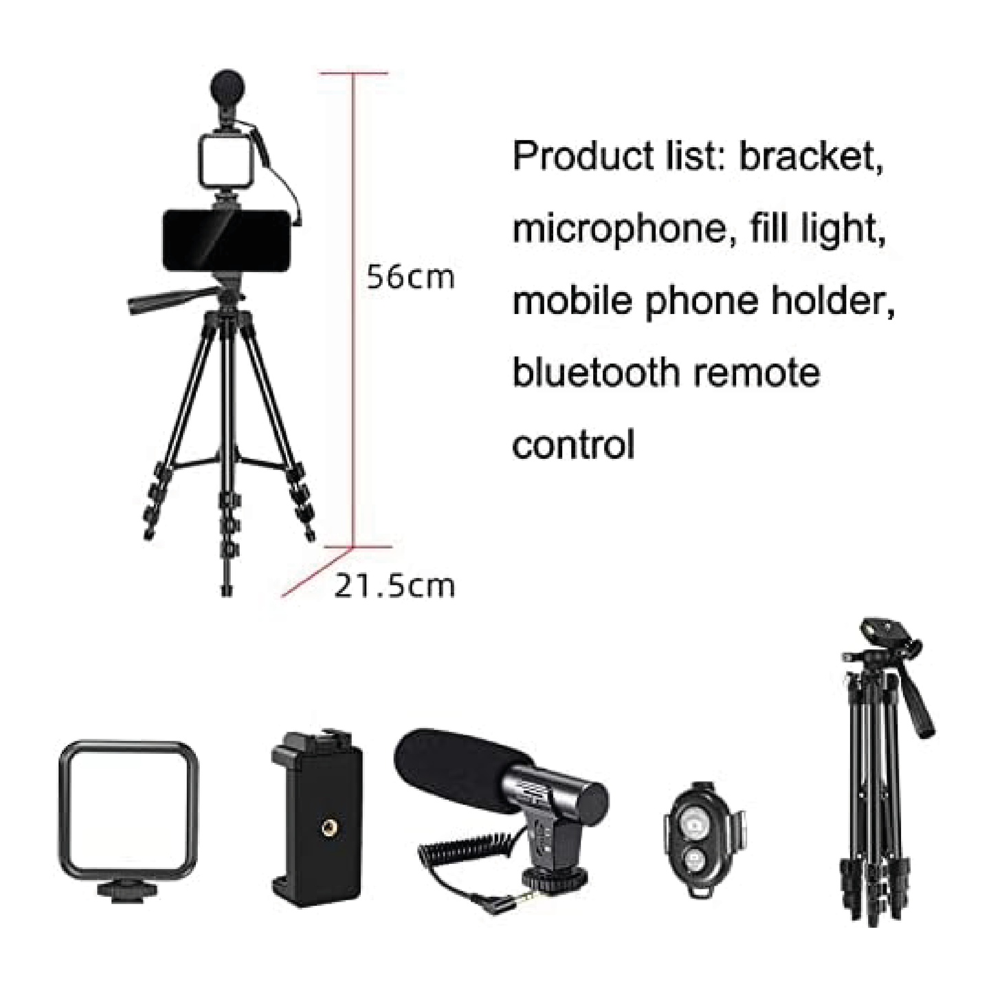 Accesorios para cámara KIT Transmisión en vivo con micrófono y video