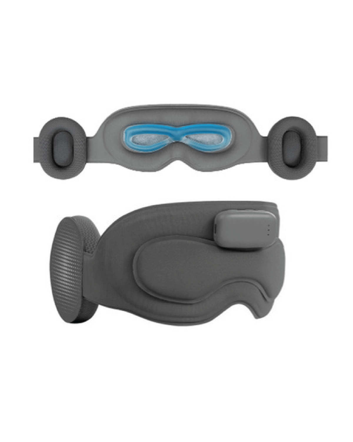 Máscara de relajación con monitoreo de sueño, con diseño ergonómico y tecnología de Bluetooth.