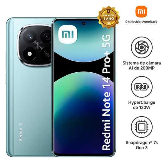 Teléfono
  Celular Redmi Note 14 Pro+ 5G 8Gb 256Gb Frost Blue