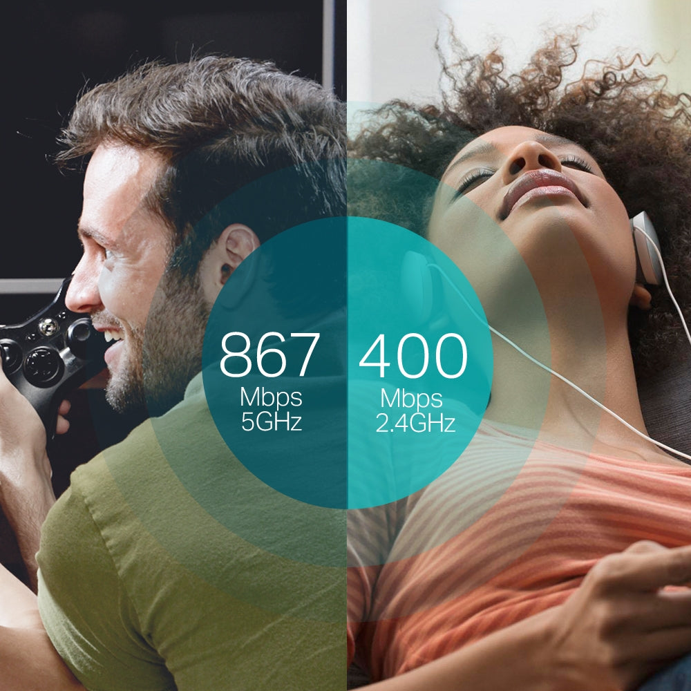 Tp-Link Adaptadores Wireless Alta Potencia Archer T4U Amplificador De Señal Costa Rica