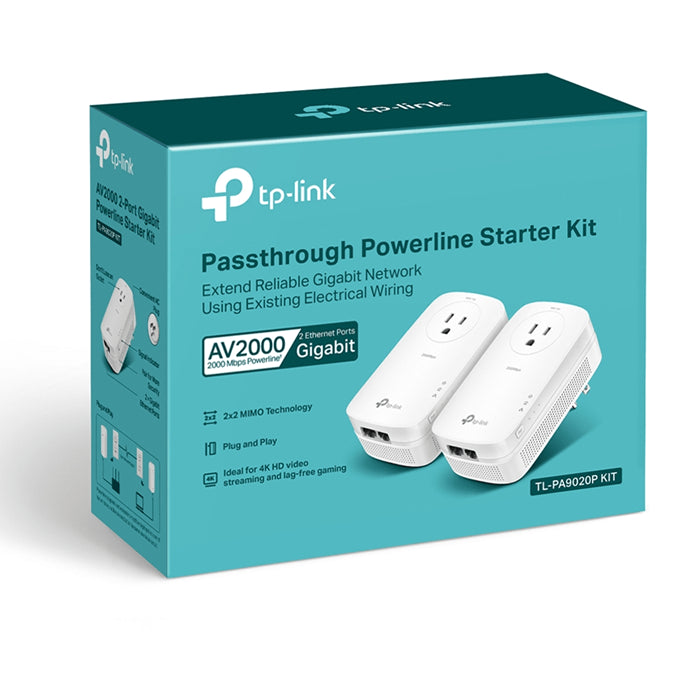 Tp-Link Extensor Por Corriente Av2000 Tl-Pa9020P Kit Router Costa Rica