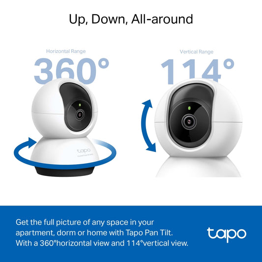 Tp-Link Camara Wi-Fi Vigilancia 360º - Tapo C220
