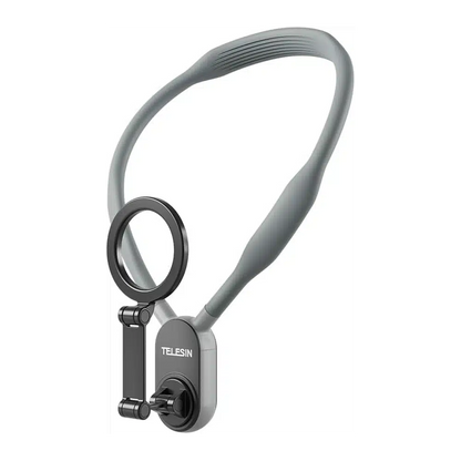 Soporte magnético para teléfono móvil de cuello TELESIN, collar de grabación selfie, soporte de montaje para teléfono