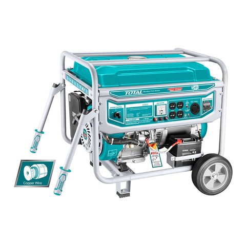 PLANTA ELECTRICA TOTAL GASOLINA 13HP 6.5KW 110/220 UTP155001