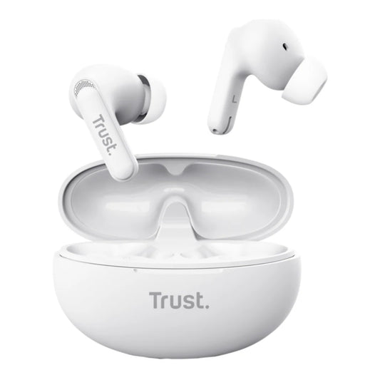 Trust audifonos bluetooth color blanco microf /cancelacion de ruido - 25172