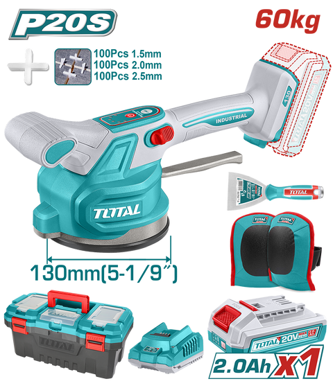 He/combo total 20v 4pc vibrad ceram+caja+rodill+espatul uttvli200