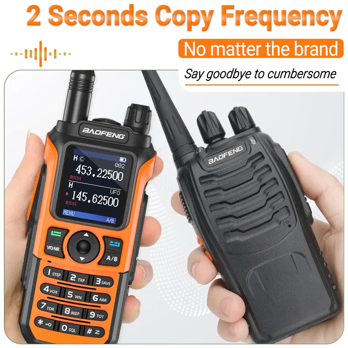 Walkie-talkie Baofeng BF-21 UV-21 PRO V2 frecuencia UHF/VHF