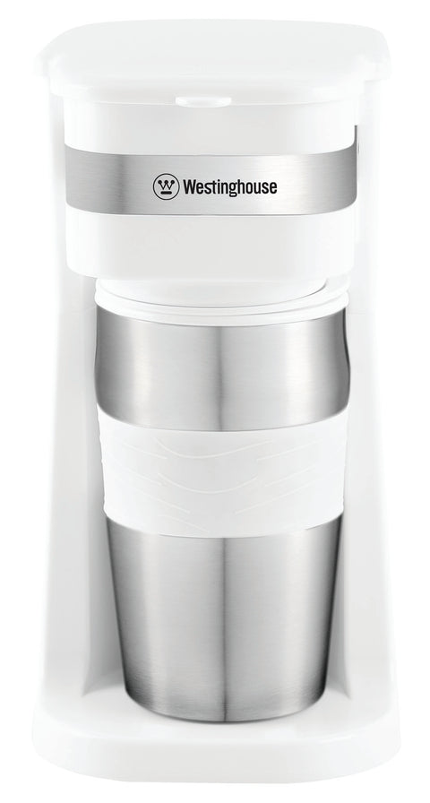 Westinghouse cafetera individual con mug térmico blanca -WKCMGO11WH Coffe Maker Costa Rica