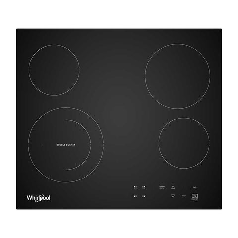PLANTILLA ELÉCTRICA DE EMPOTRE WHIRLPOOL WEC5240B 4 ZONAS VITROCERÁMICA 220V