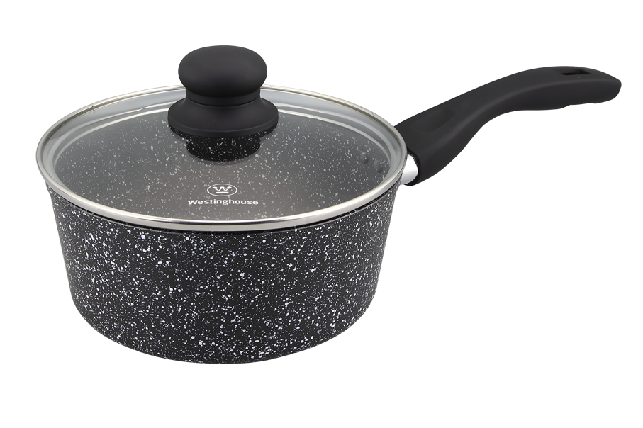 Westinghouse Olla Con Tapa Marmol Negro 20 Cm Wcsp0009020Mbb Ollas Costa Rica