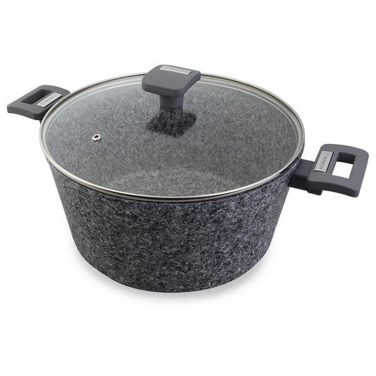 Westinghouse Cacerola Con Tapa Granito Gris 28Cm Wccc0070028Ggy