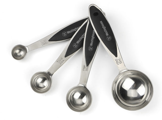 Westinghouse Set De 4 Cucharas De Medida De Acero Inoxidable  Wckg0081017
