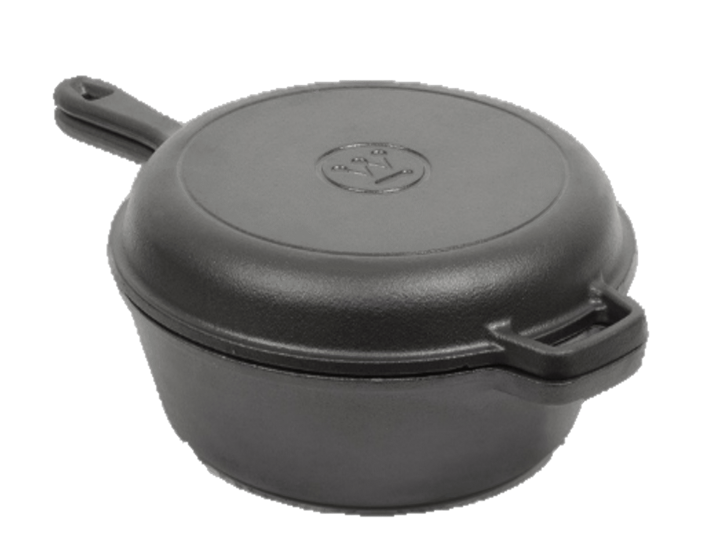 Westinghouse Cacerola 3Qt Con Tapa Sarten 26Cm Hierro Fundido Wcci0012Bk