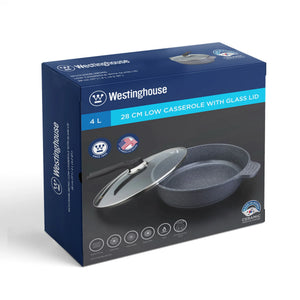 Westinghouse cacerola baja 4L tapa vidrio cerámica WCCC2008L28CMG