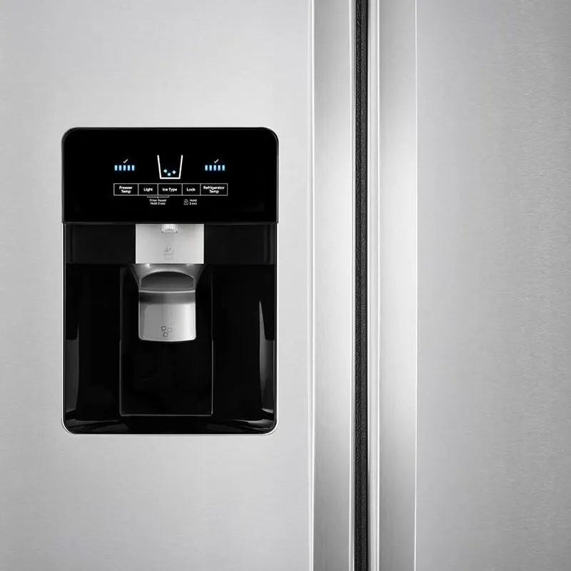 Whirlpool Refrigerador 21 Pies Con Dispensador Acero Inox. 7Wrs21Sdhm Refrigeradoras Costa Rica