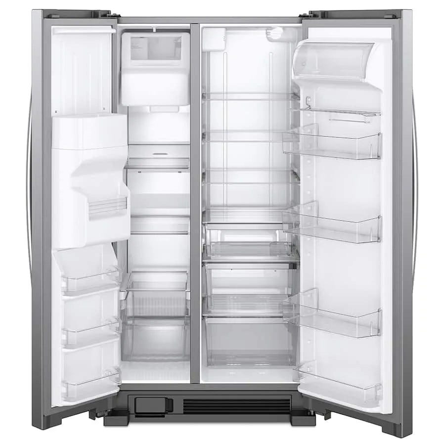 Whirlpool Refrigerador 21 Pies Con Dispensador Acero Inox. 7Wrs21Sdhm Refrigeradoras Costa Rica