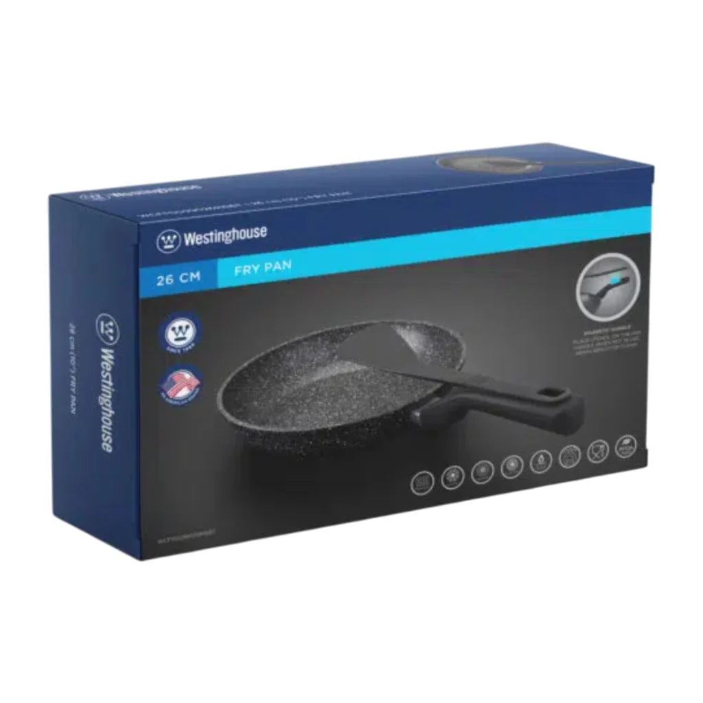 Westinghouse sarten de 30 cm con volteador magnetico color negro - WCFP0099030MBBT