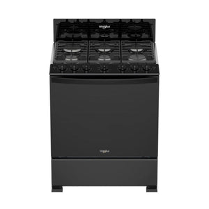 Whirlpool cocina gas 30" negra lwfr3400b