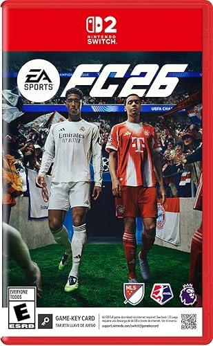 JUEGO NINTENDO EA SPORTS FC 26 para Nintendo Switch 2, portada con jugadores de fútbol, compatible con múltiples modos de juego.