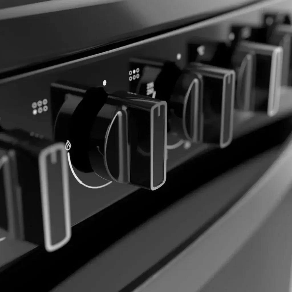 Cocina a Gas Acros 30 Pulgadas 6 Quemadores Acero Negro LAFR2110B