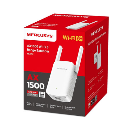 TP Link extensor de red AX1500 Wi-Fi 6 mercusys - ME60X