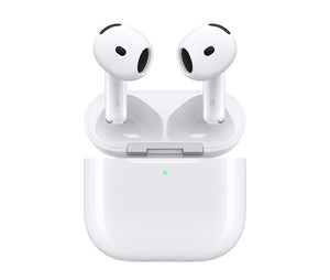 Apple Airpods 4 Noise Cancel with charging case, featuring advanced audio technology and USB-C wireless charging compatibility.