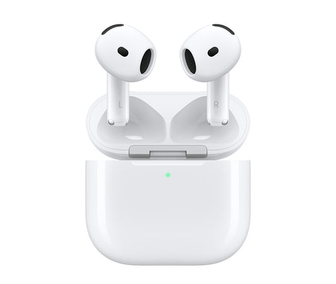 Apple Airpods 4 Noise Cancel with charging case, featuring advanced audio technology and USB-C wireless charging compatibility.