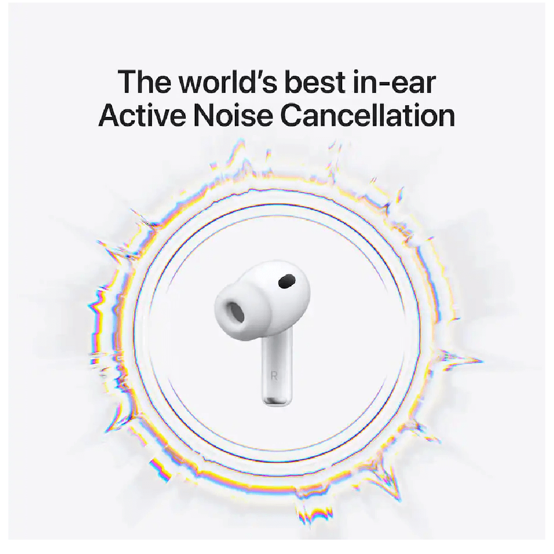 AirPods Pro 3 cancelación de ruido, auriculares inalámbricos con tecnología avanzada.