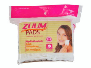 ALGODON ABSORBENTE ZUUM PADS Costa Rica