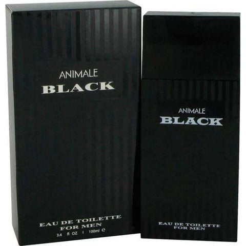 ANIMALE BLACK H 100 EDT fragrance bottle and packaging for men, Eau de Toilette 100ml.