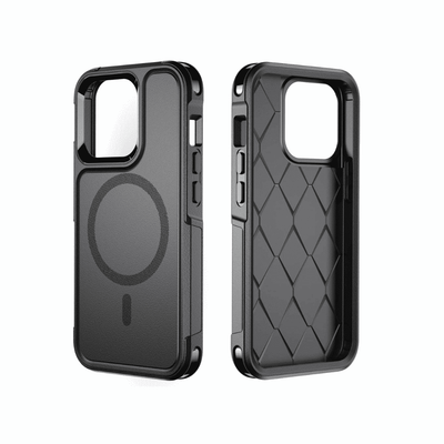 Estuches Antigolpes Color Negro Tipo Otterbox iPhone hasta 17Promax