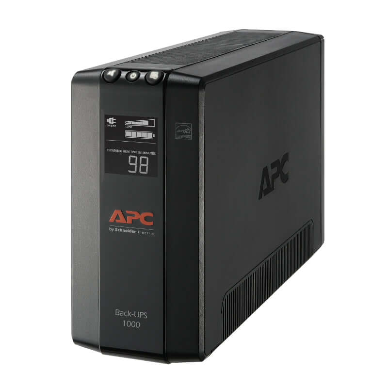 UPS APC BACK UP PRO BX 1000VA / 600W, equipo esencial para proteger de cortes de energía en el hogar o negocio.