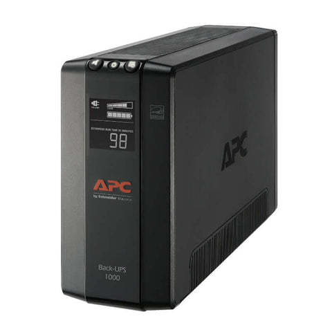 UPS APC BACK UP PRO BX 1000VA / 600W, equipo esencial para proteger de cortes de energía en el hogar o negocio.