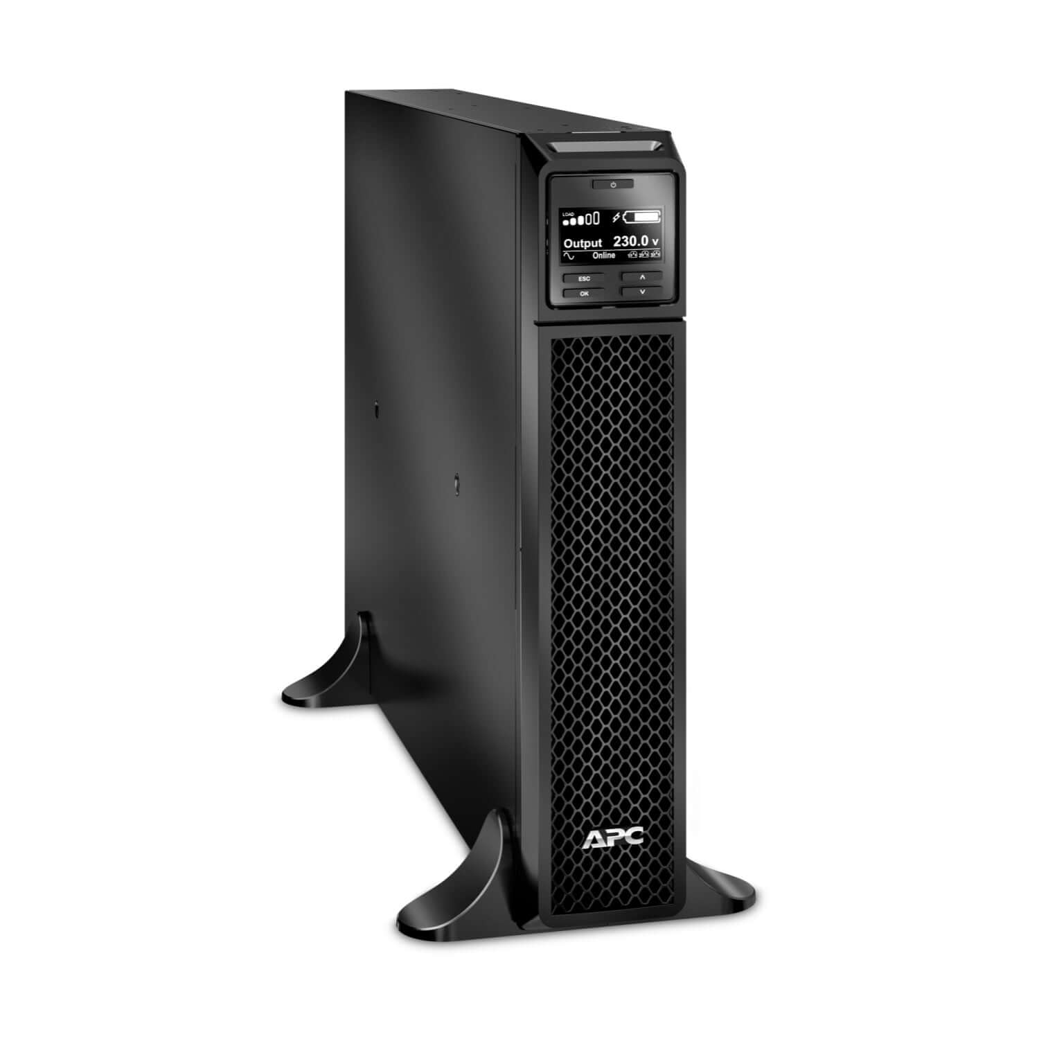 UPS APC 3kVA energía ininterrumpida, solución confiable para equipos críticos en entornos profesionales.