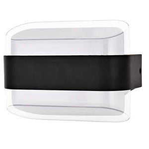 Aplique exterior LED negro IP54 8W 3500K 85-277V