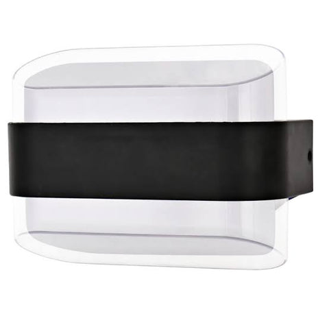 Aplique exterior LED negro IP54 8W 3500K 85-277V