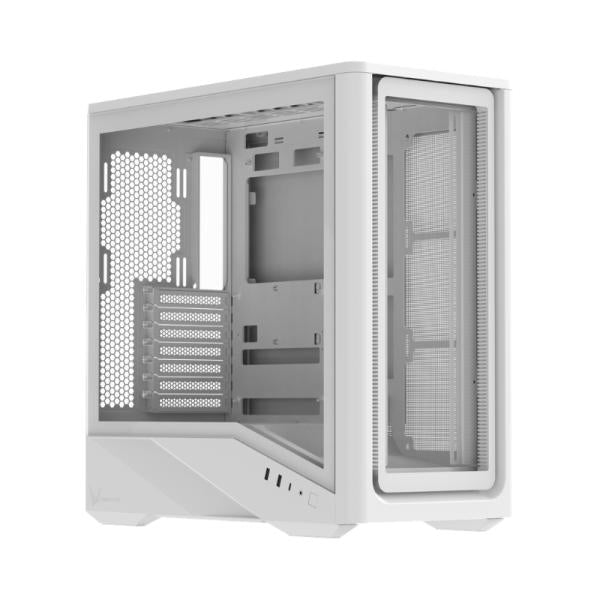 CASE ARGB FORMULA V LINE AIR POWER G9 DUO PA MID TOWER 4 ABANICOS DE 120 MM ACERO SPCC Y PANEL FRONTAL DE ACERO Y PLÁSTICO 4711401666431 BLANCO