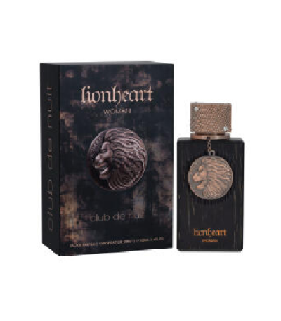 ARMAF CLUB DE NUIT LIONHEART WOMAN EDP 100ML perfume bottle and packaging