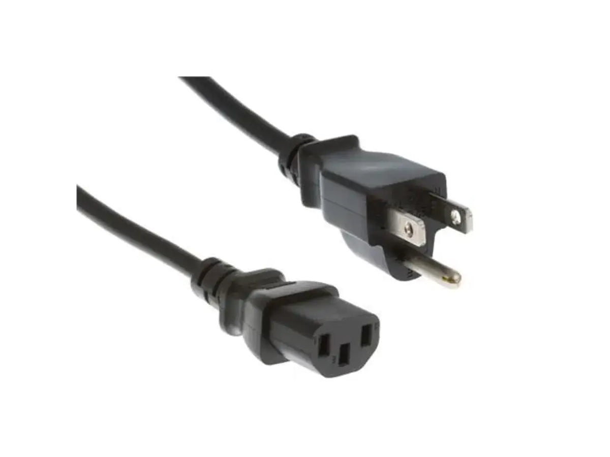Cable de alimentación Aruba 1.8 m NEMA 5-15P conectado a fuente de energía.